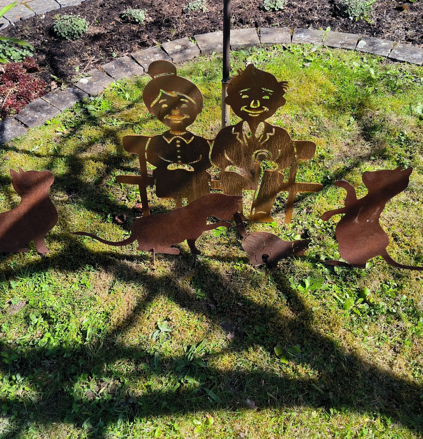 Customer photo review of Gartenstecker Oma & Opa