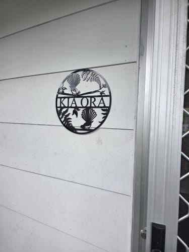 Customer photo review of Personalised Kiwiana Fantail Décor