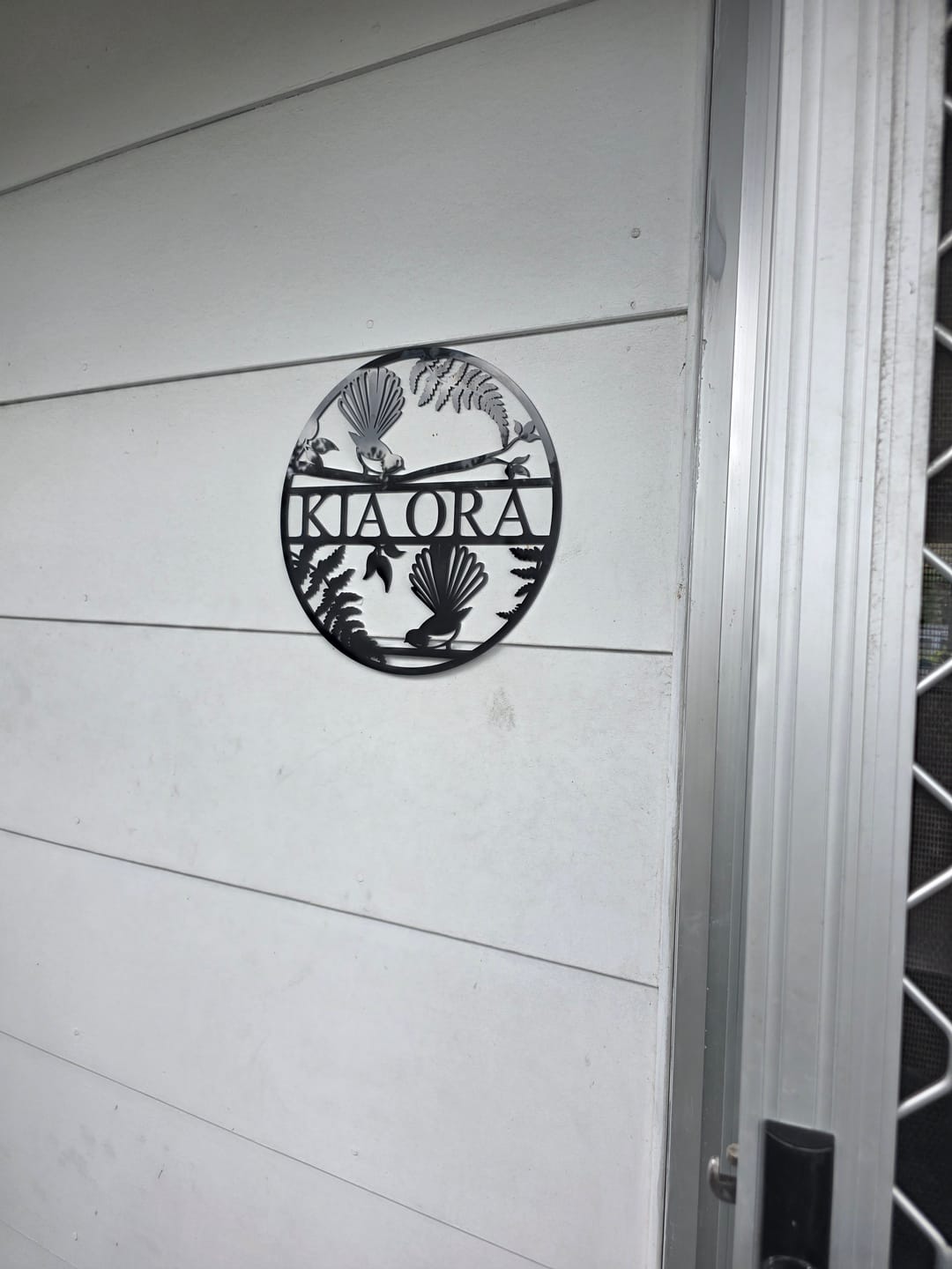 Customer photo review of Personalised Kiwiana Fantail Décor