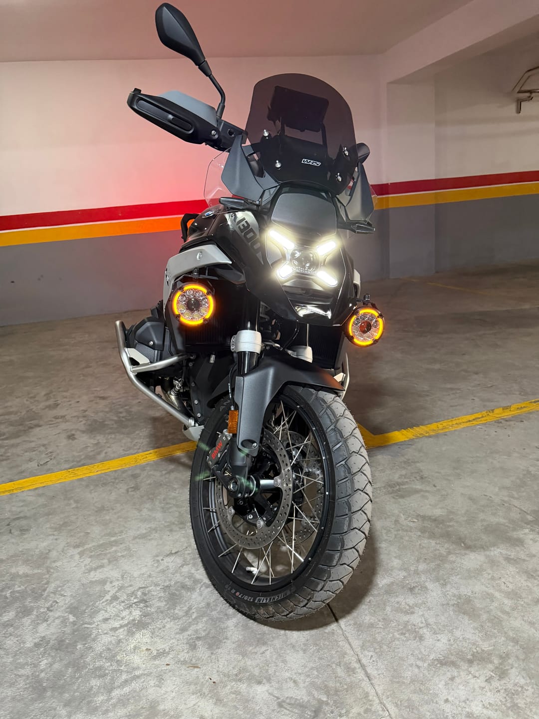 Customer photo review of Motorcycle Lights – The World’s Smartest Motorcycle Auxiliary Lighting System