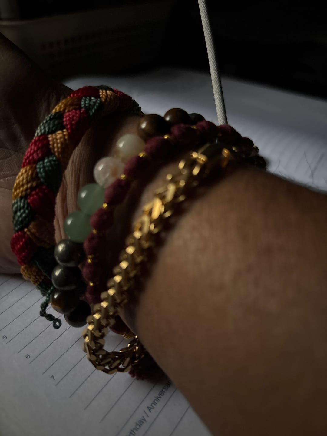 Customer photo review of Classic Gold Chain Bracelet