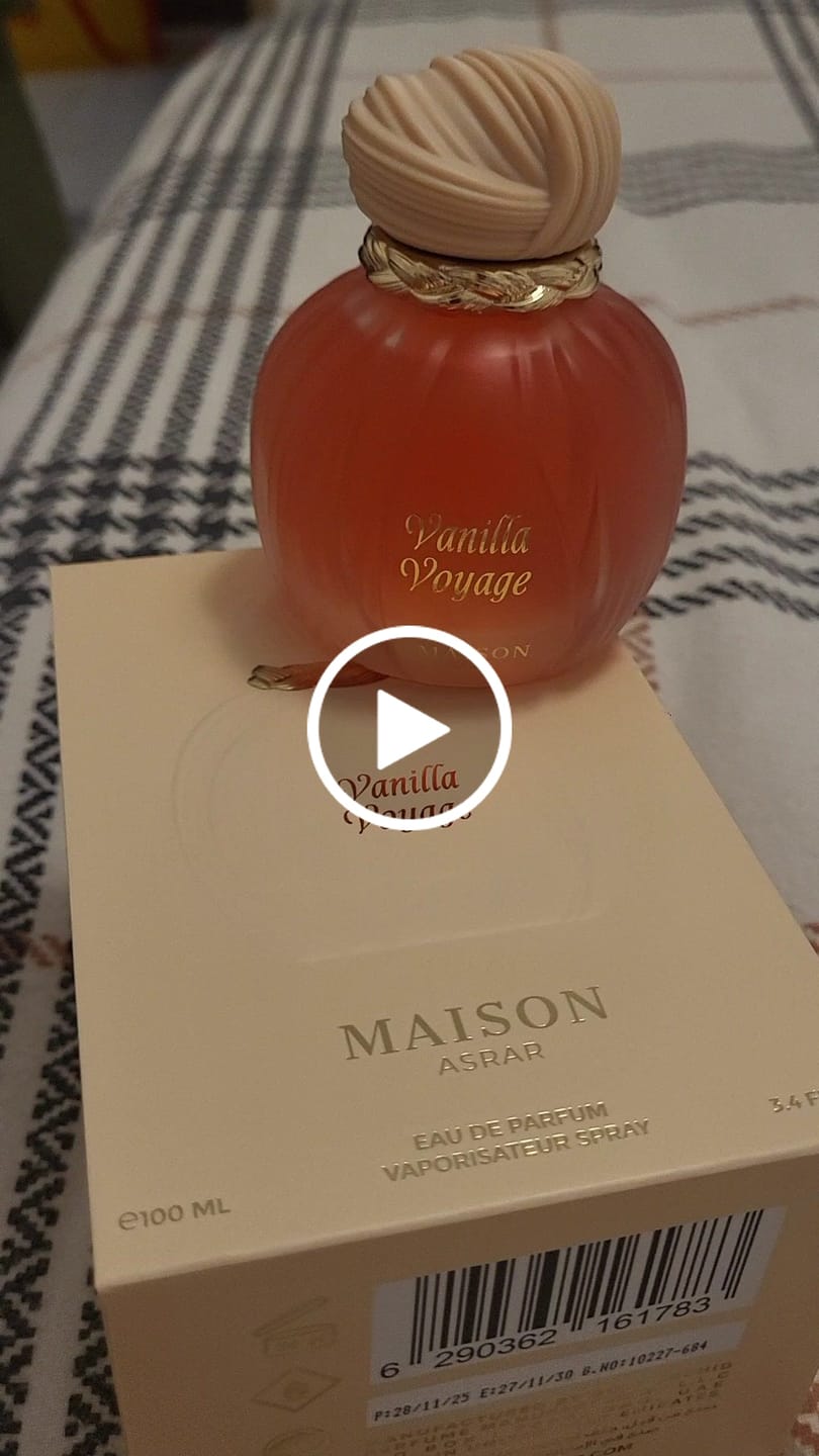 Customer video review of PERFUME VANILLA VOYAGE MAISON ASRAR - 100ML
