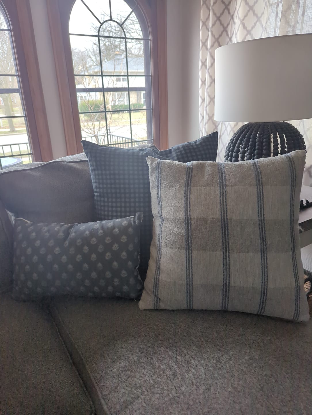 Customer photo review of Clay Vintage in Blue Lumbar - 12x20" | 12x40"