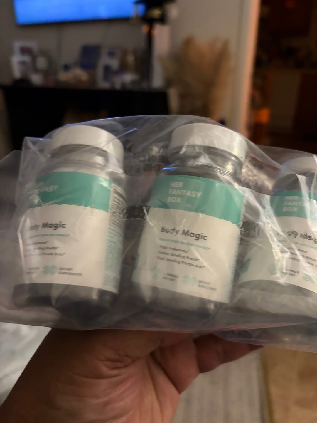 Customer photo review of Body Magic Chlorophyll Pill for Feminine Odor - 3 pk