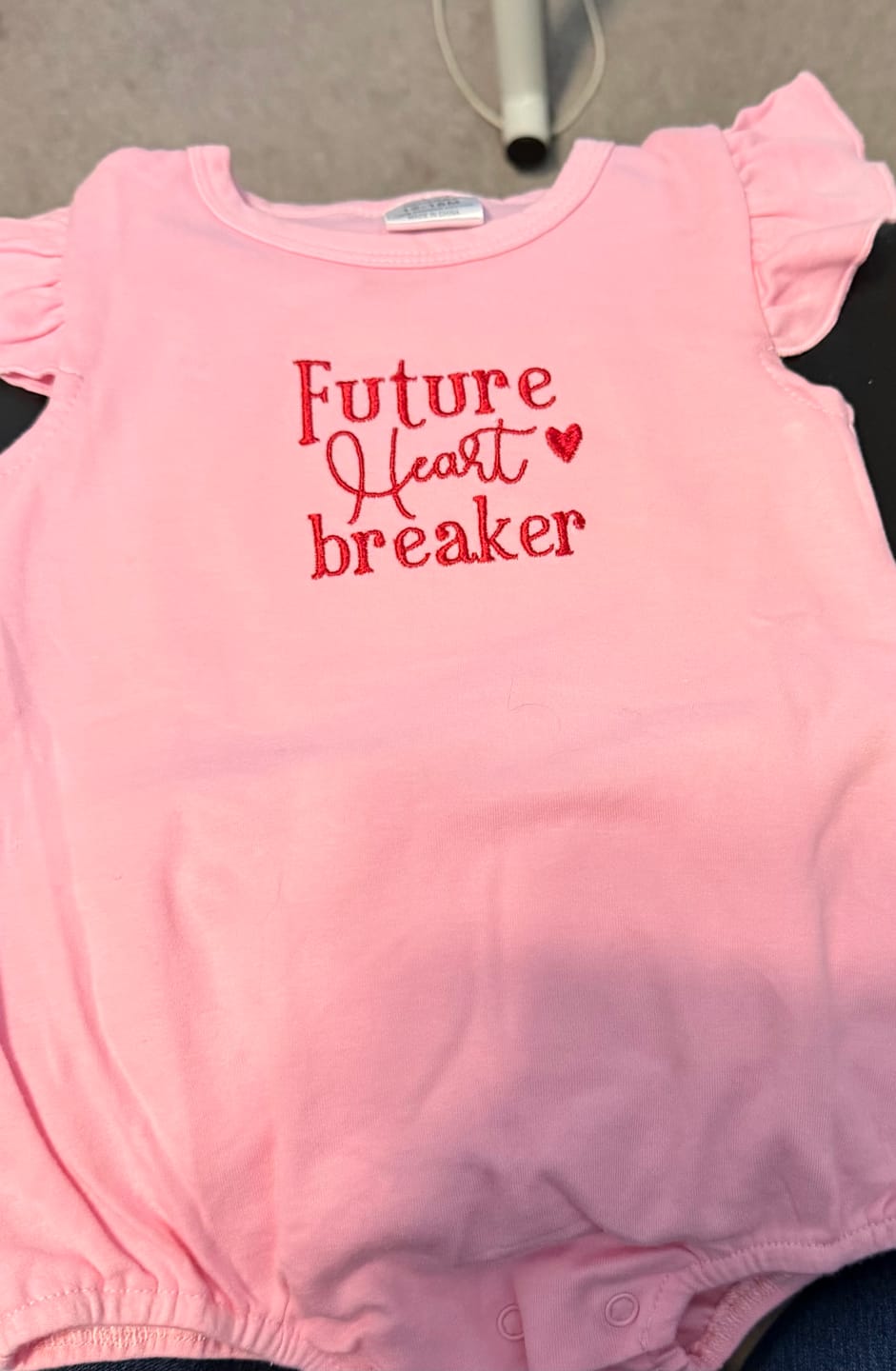 Customer photo review of Girls Ruffle Bum Bubbles