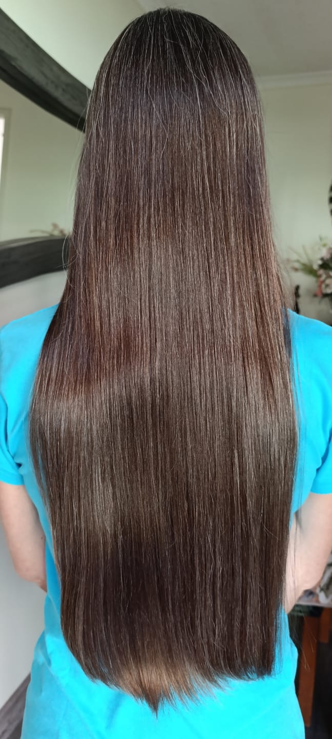 Customer photo review of SHAMPOO REPARADOR & ANTIOXIDANTE
