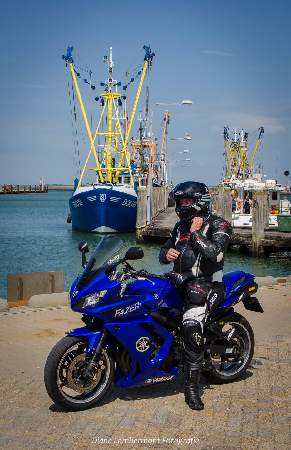 Customer photo review of Delfts Blauw tegeltje bedrukken met eigen auto