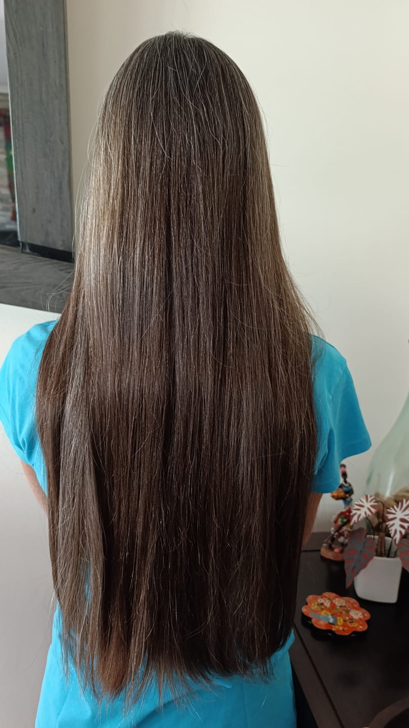 Customer photo review of PACK CAPILAR FORTALECEDOR