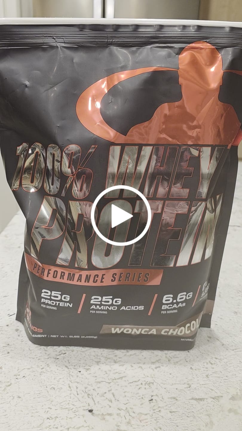 Customer video review of 100% Whey Protein Powder