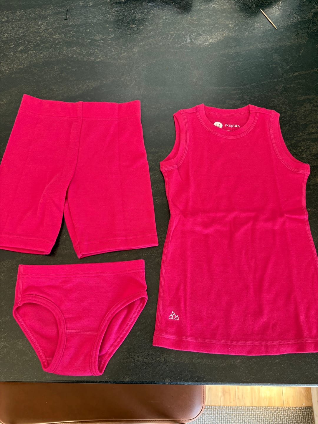 Customer photo review of Kids Merino Wool Underwear