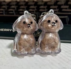 Customer photo review of Llavero Recuerdo Mascota