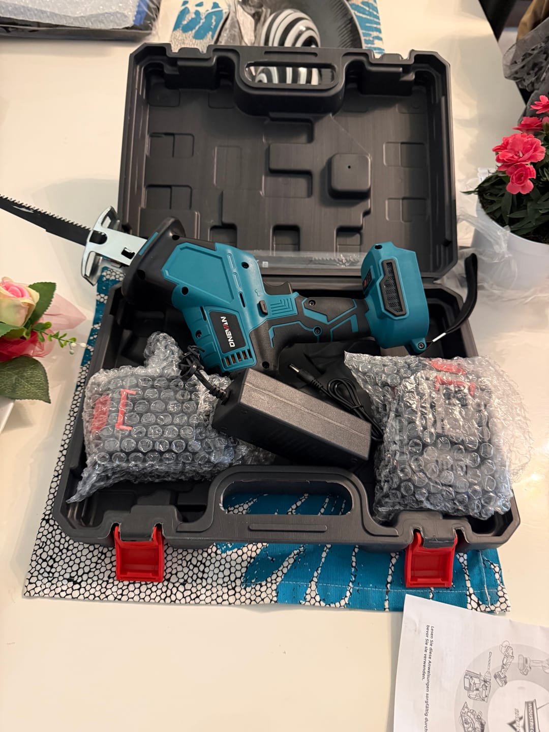 Customer photo review of ONEVAN 15mm Brushless Cordless Reciprocating Saw | For Makita 18V Battery