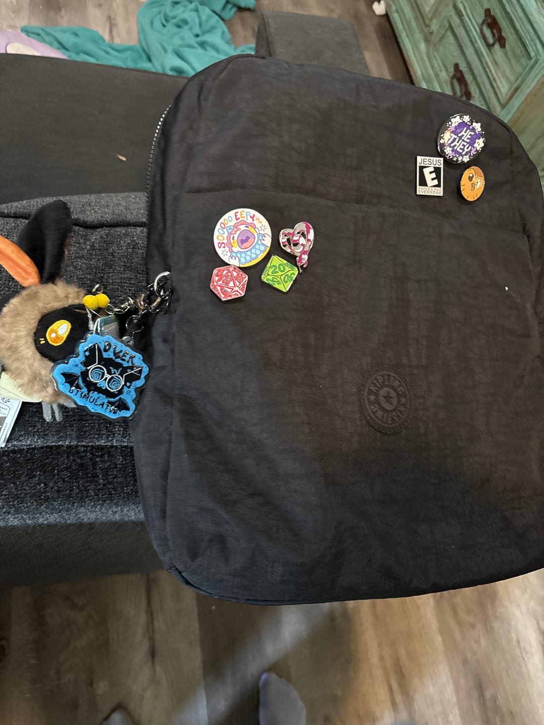 Customer photo review of Eepy Clown Button