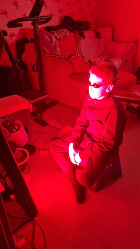 Customer photo review of Koanna® Luma1000™ – Powerful, Mid-Size Red Light Therapy Panel