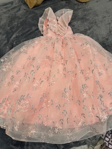 Customer photo review of First Communion Dress Baby Girl Cute Embroidered Pageant Princess Dresses Girl Formal Dresses