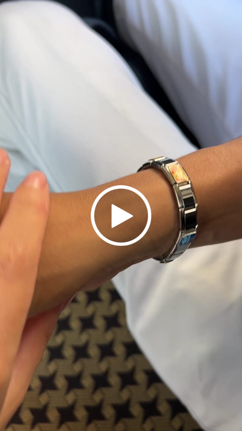 Customer video review of Pulsera Italiana Clásica para Charms