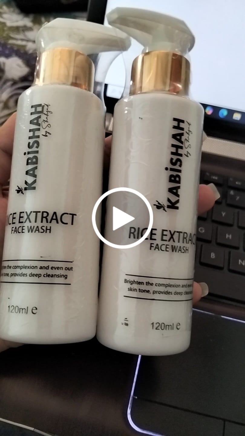 Customer video review of Rice Extract Facewash Double Facewash