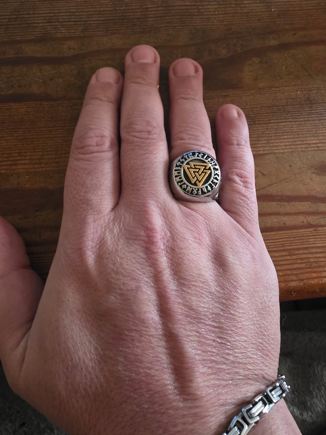 Customer photo review of Valknut Ring