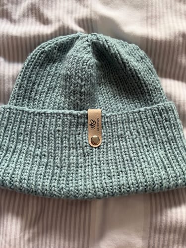 Customer photo review of Personalisierte Labels mit Chicago Screws - Kunstleder-Label mit Schrauben