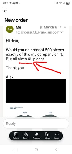 Customer photo review of (100 Pieces) Gildan Softstyle® T-Shirt - 64000 Package