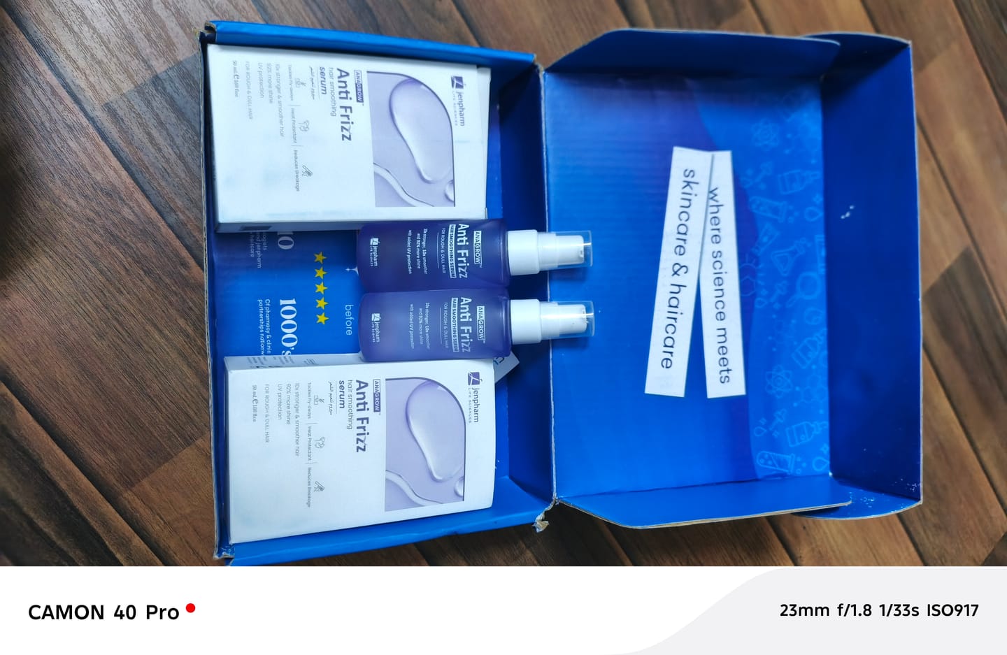 Customer photo review of Anagrow Anti Frizz Hair Serum