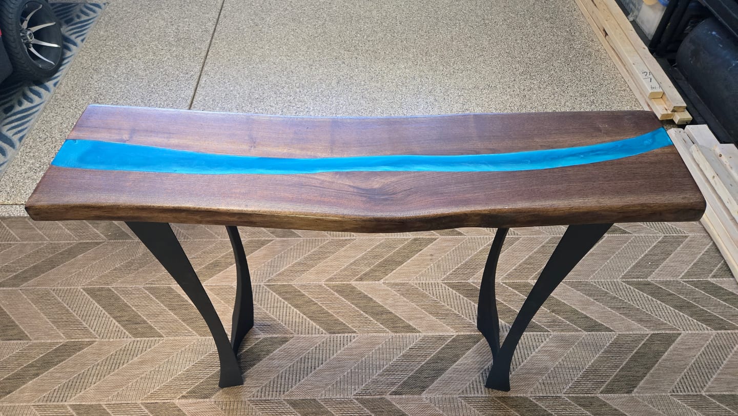 Customer photo review of Counter Table Legs 603 Cleo 34.3" H Modern DIY Furniture