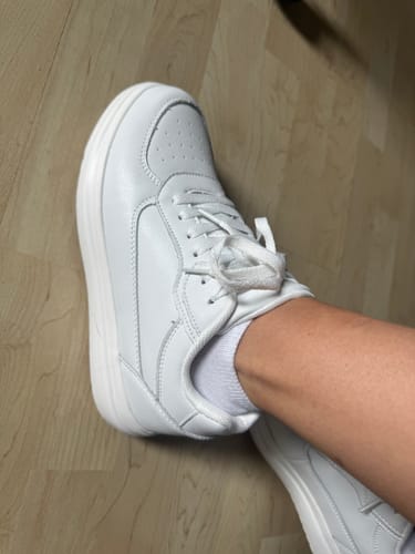 Customer photo review of ELEVATESHOES WHITE CLASSY