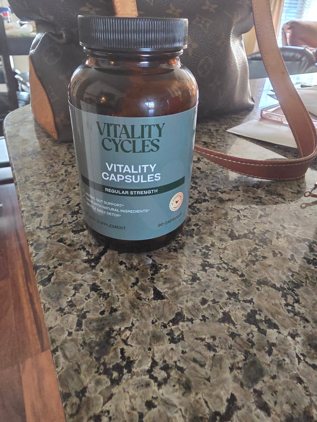 Customer photo review of Regular Strength Vitality Capsules- The Original Cleansing Protocol