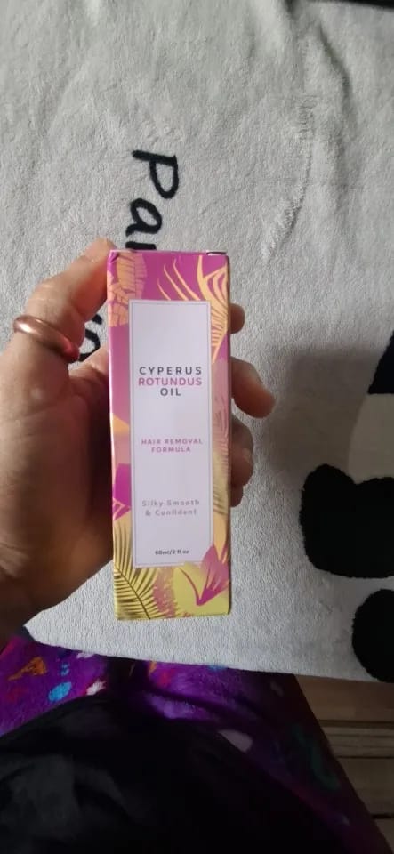 Customer photo review of Cyperus Rotundus Oil for Smooth Skin And Relaxation