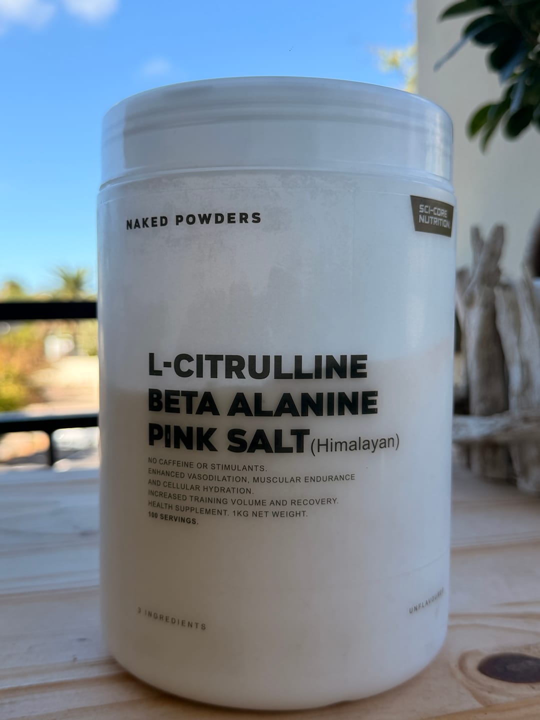 Customer photo review of L-citrulline, beta alanine, pink salt -1kg | 100 servings (new)