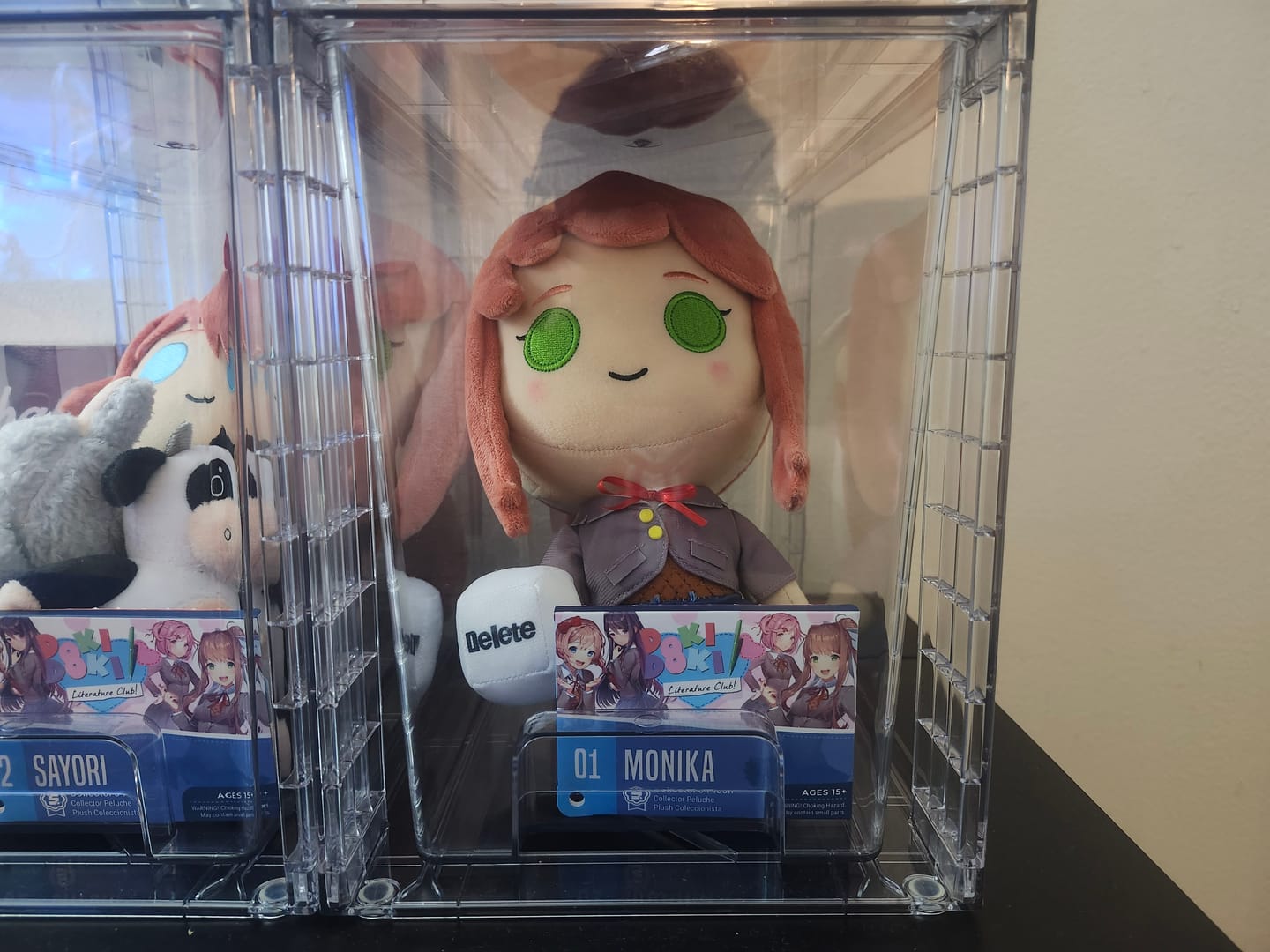 Customer photo review of Doki Doki Literature Club - Monika Collector's Plush