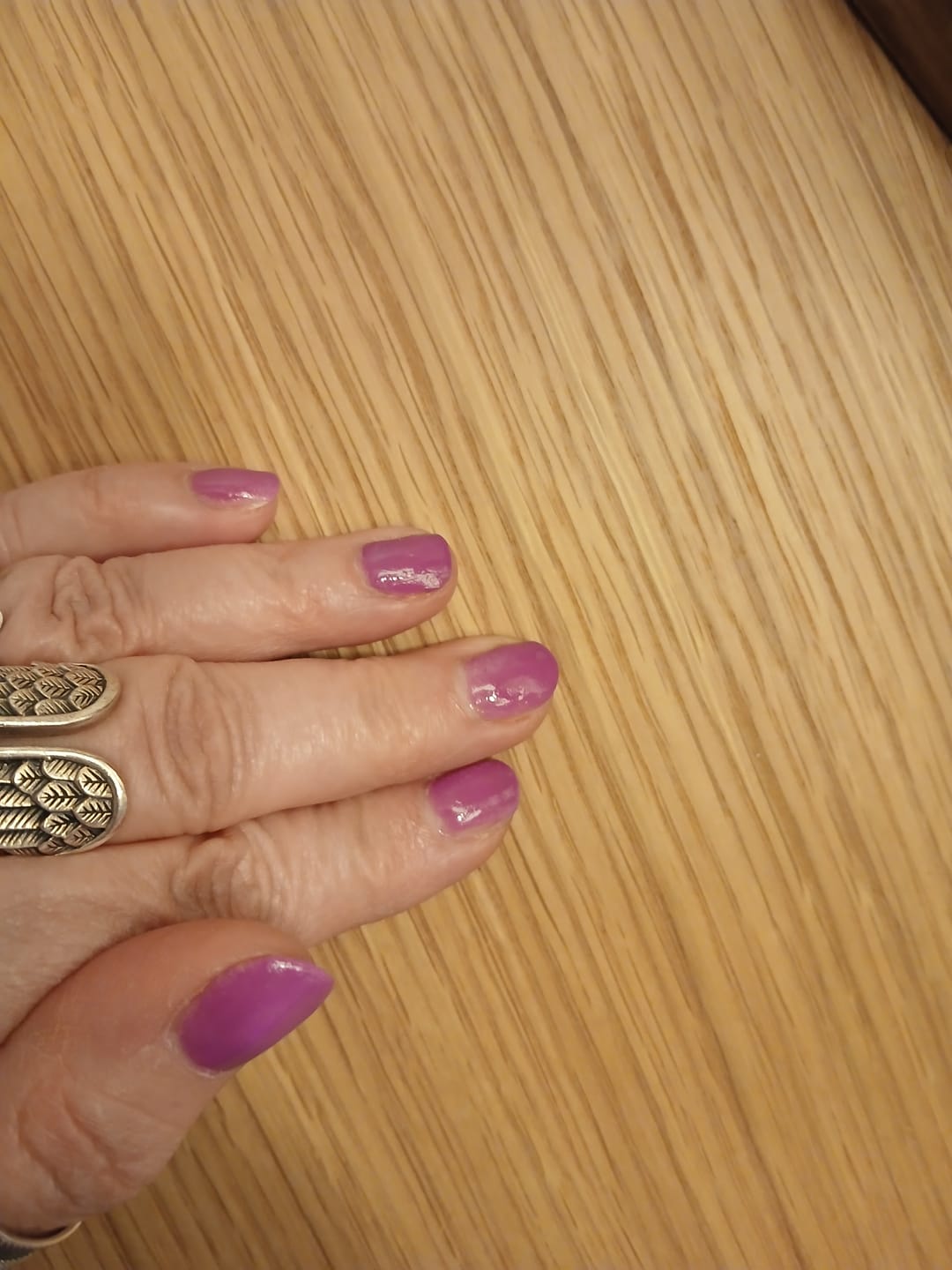 Customer photo review of Nude Beige Dipping Powder