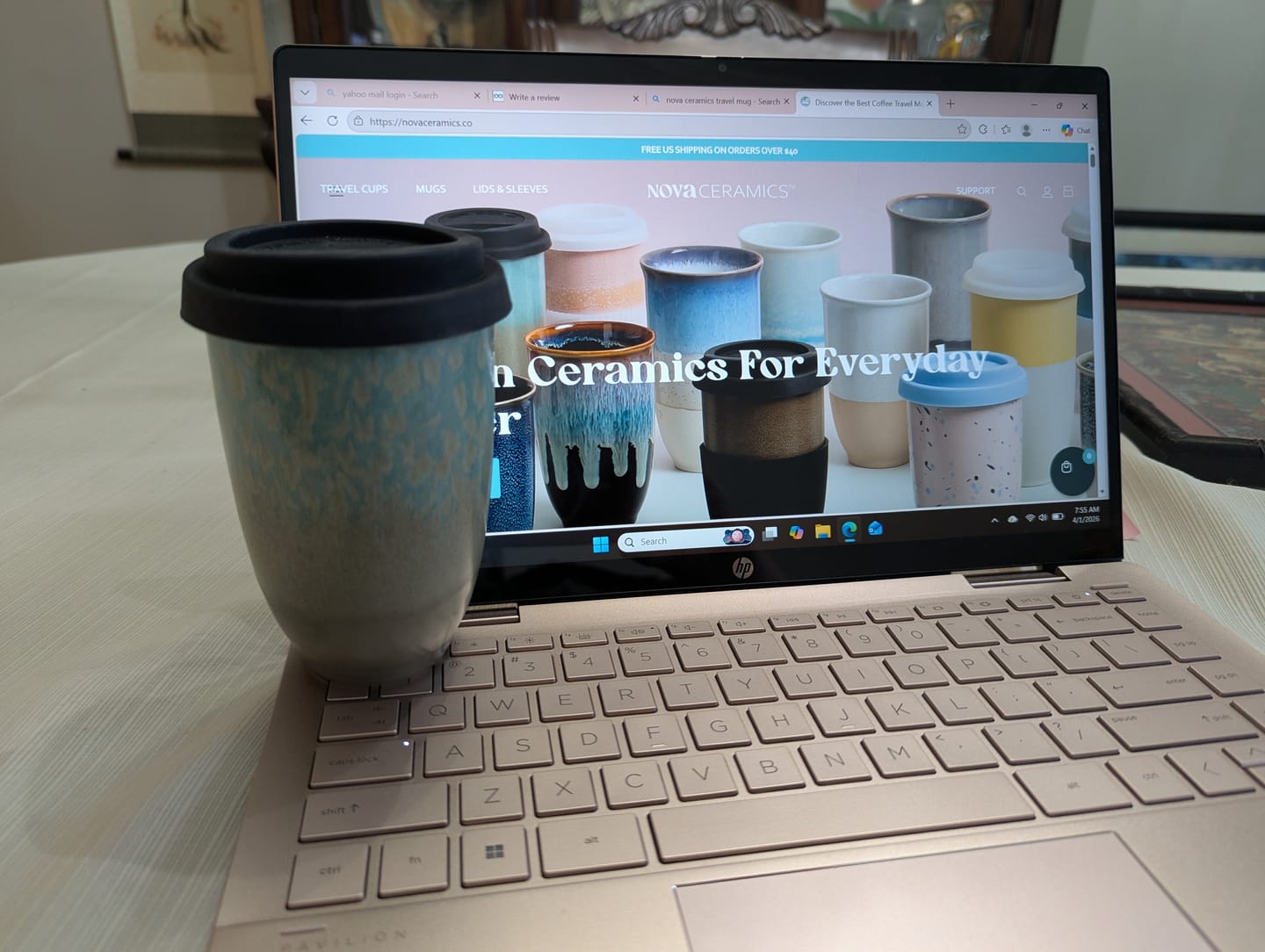 Customer photo review of Aurora Cup 12oz