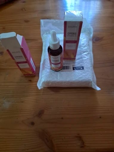 Customer photo review of Cyperus Rotundus Oil for Smooth Skin And Relaxation