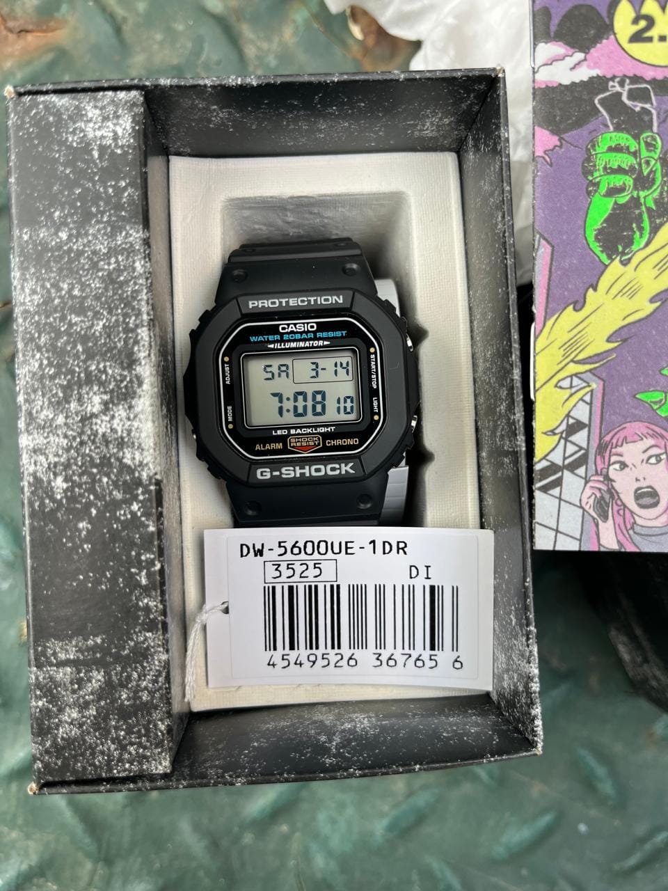 Customer photo review of Reloj Casio G-Shock Vintage G-5600UE-1 Tough Solar
