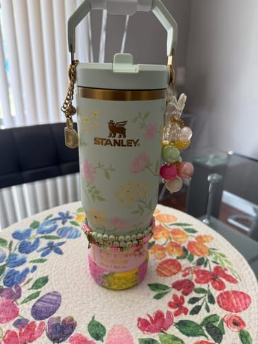 Customer photo review of Spring Blossom Bauble Charm - Tumbler Handle Charm
