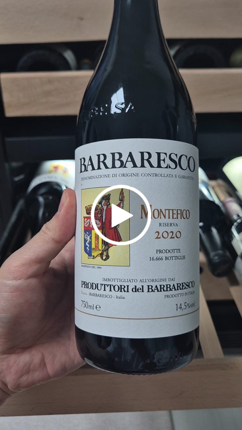 Customer video review of Produttori del Barbaresco Riserva Montefico 2020