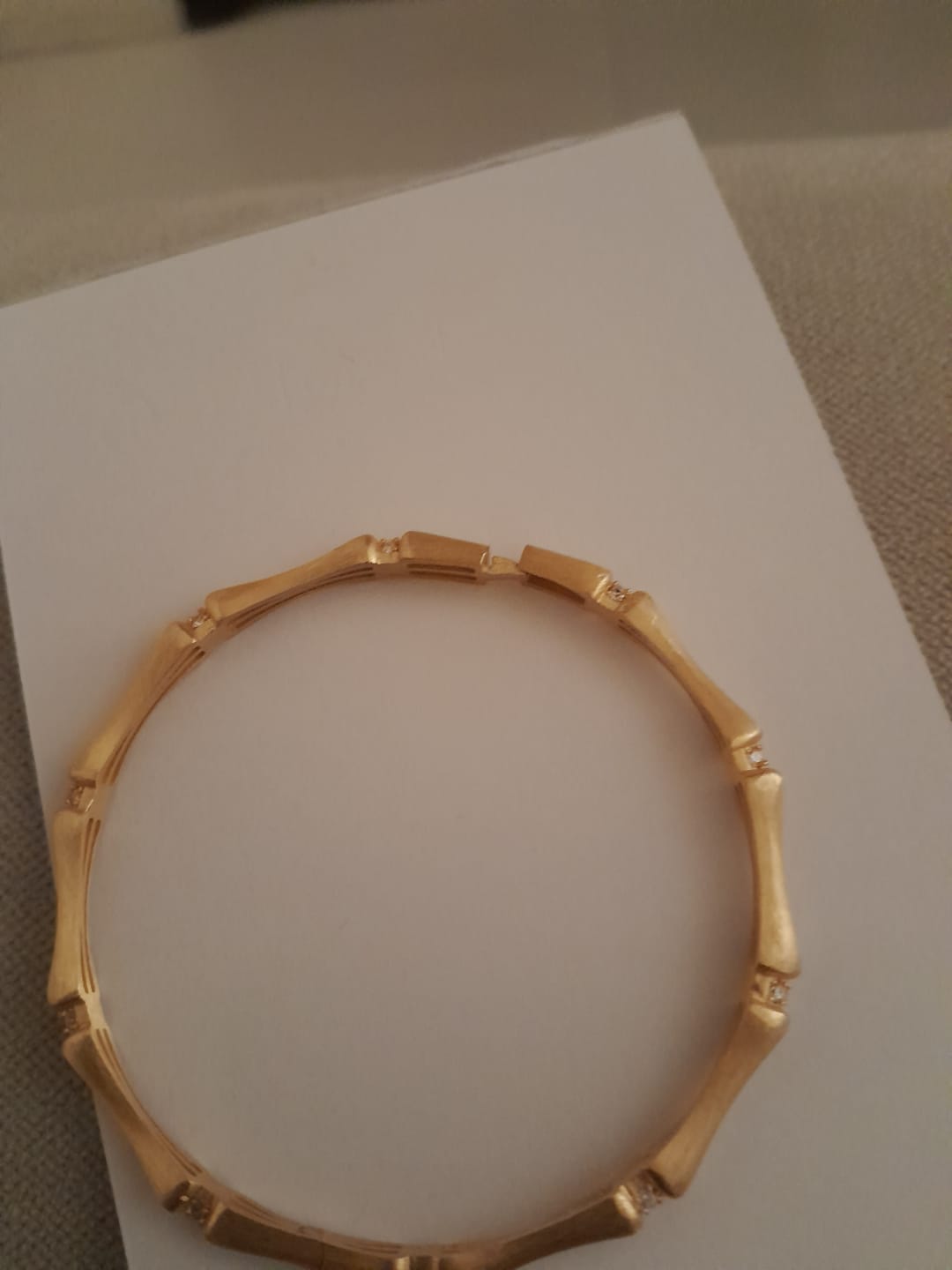 Customer photo review of Bamboo Bangle
