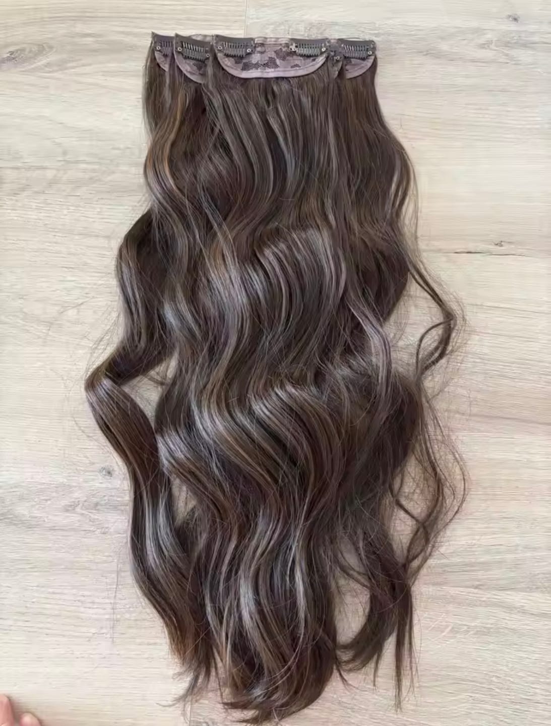 Customer photo review of Pack 4 EXTENSIONES CORTINA BALAYAGE 60 cm PREMIUM 🥇 Similar al Cabello Natural