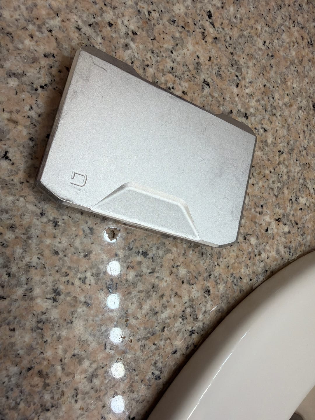 Customer photo review of SK1 SLIDE KICK WALLET WITH TITANIUM MONEY CLIP