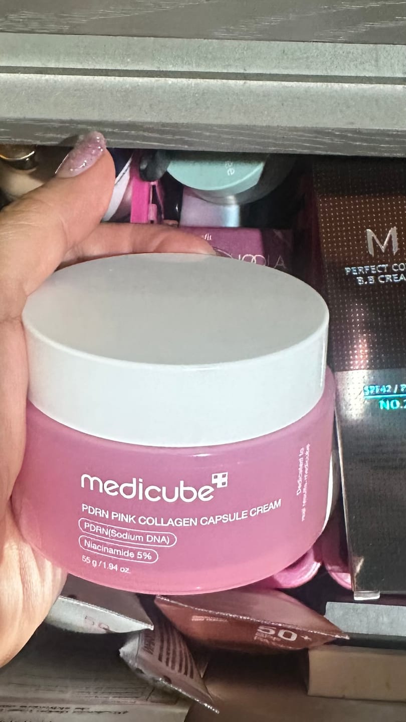 Customer photo review of MEDICUBE PDRN Pink Collagen Capsule Cream 55 GR | YoungMi