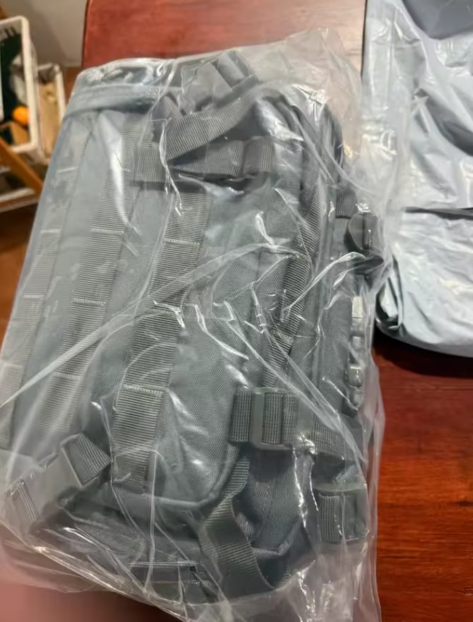 Customer photo review of 45L Tactical Backpack