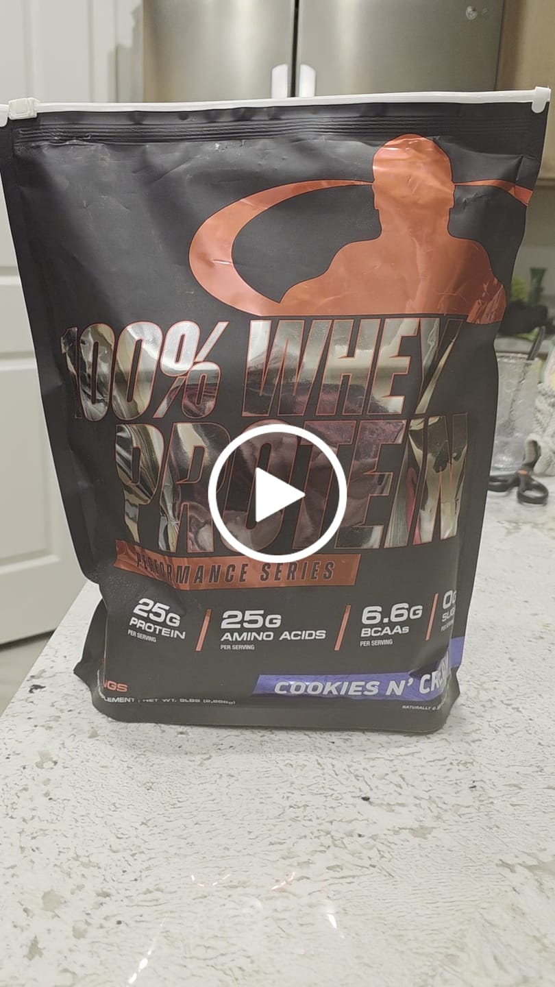 Customer video review of 100% Whey Protein Powder