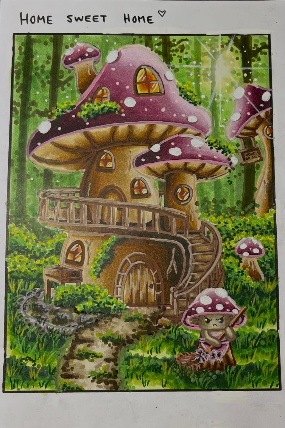 Customer photo review of Ohuhu Direct-ink Acrylic Markers 24 Colors - Nahuku
