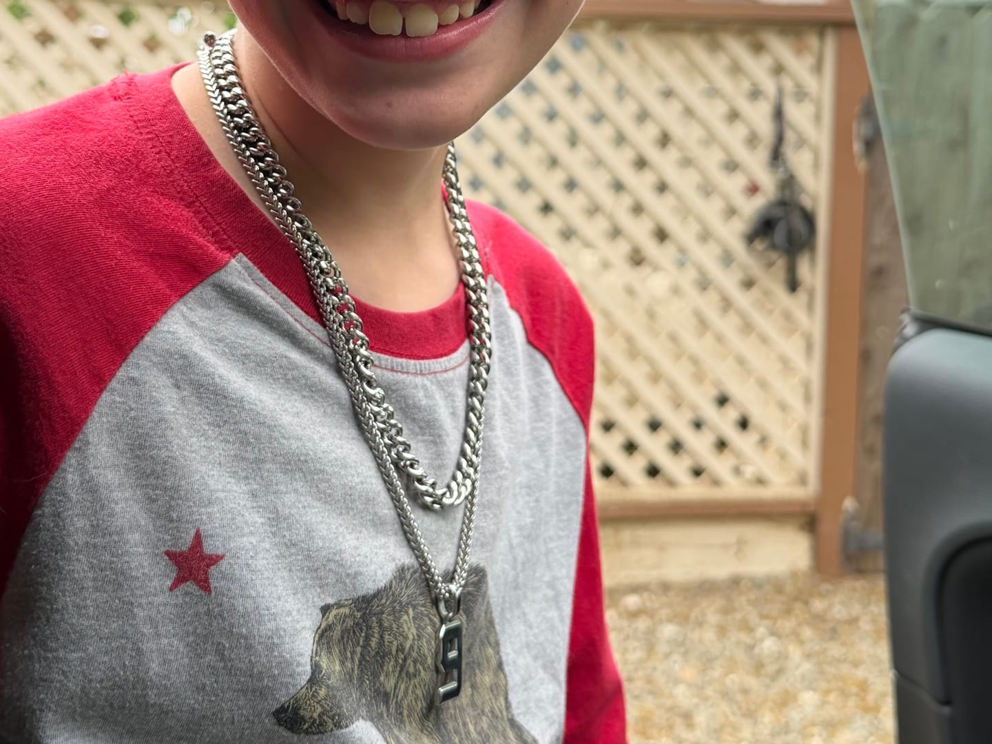 Customer photo review of Franco Chain (Silver)