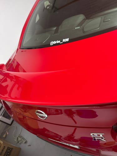 Customer photo review of Personalised Instagram Decal Sticker