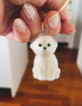Customer photo review of Llavero Recuerdo Mascota