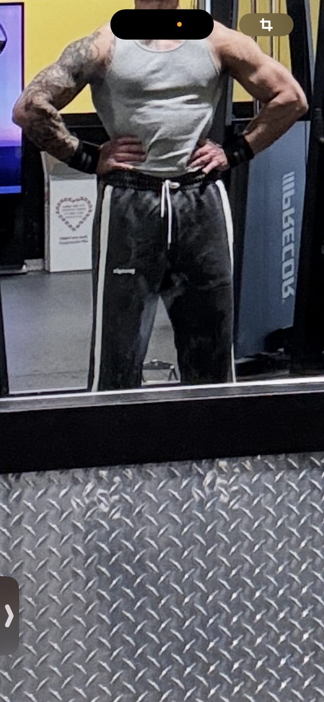 Customer photo review of 2146 - Classic Stripe Sweats