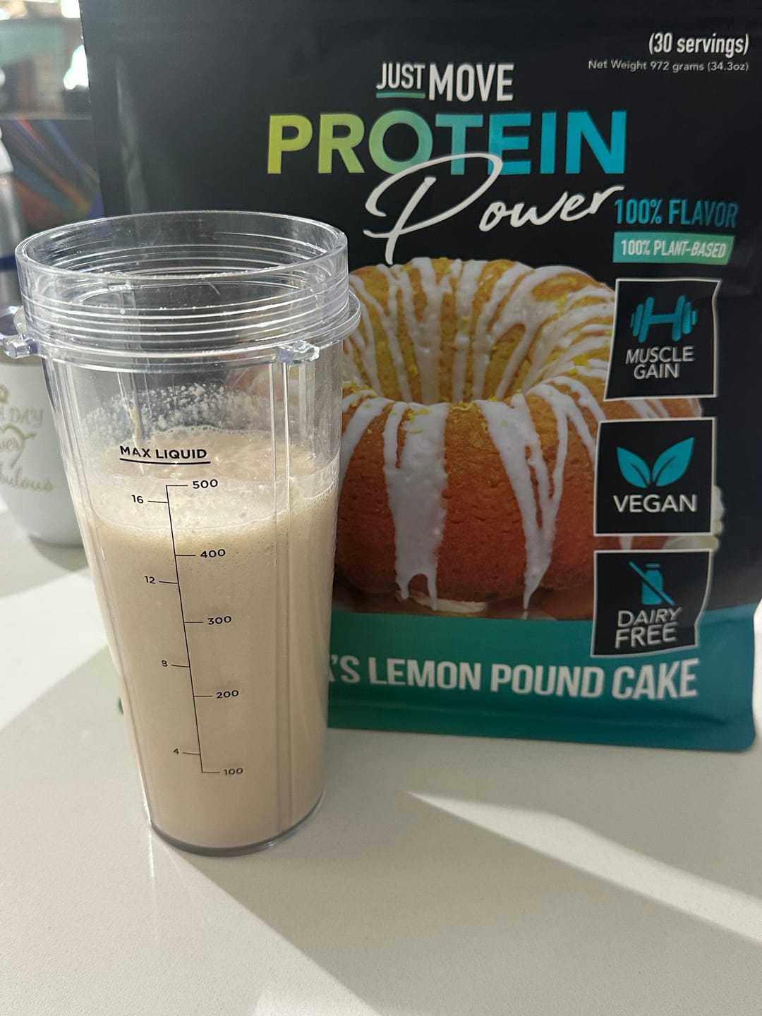 Customer photo review of Grandma’s Lemon Pound Cake Protein