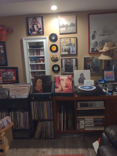 Customer photo review of Record Roots Tabletop Storage System